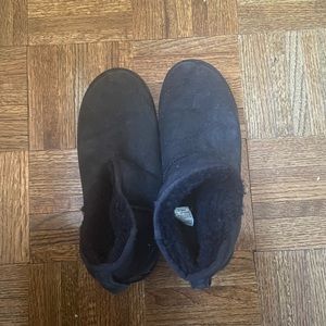 Ugg mini boots black size 8